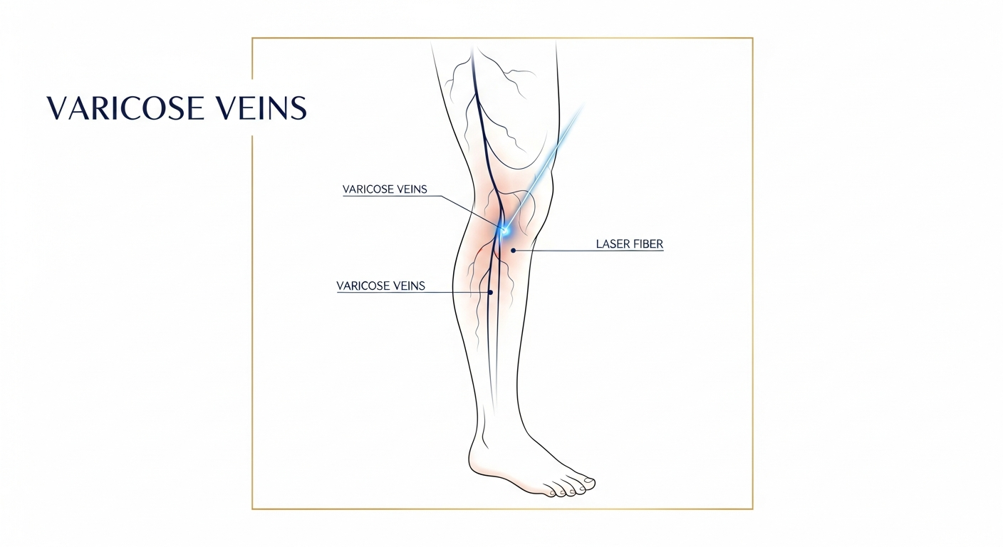 Vein Treatment Illustration